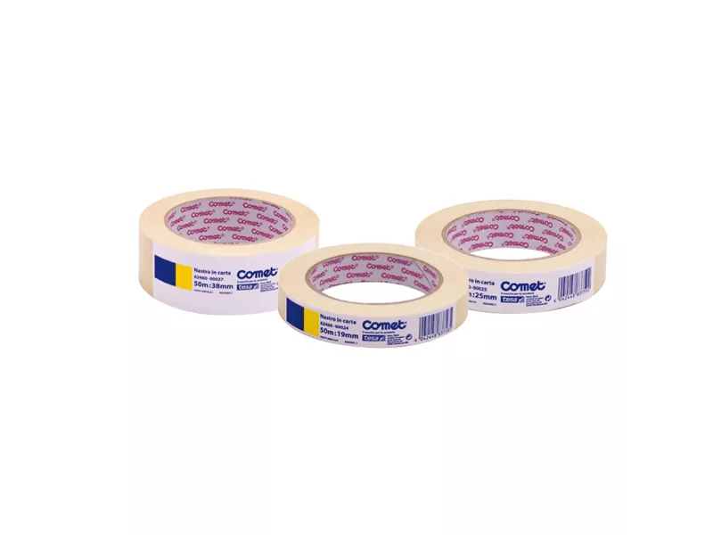 Nastro Adesivo in Carta Comet - 19 mm x 50 m - 62460-00024-00 (Avana) Nastro Adesivo in Carta Comet - 19 mm x 50 m - 62460-00024-00 (Avana)