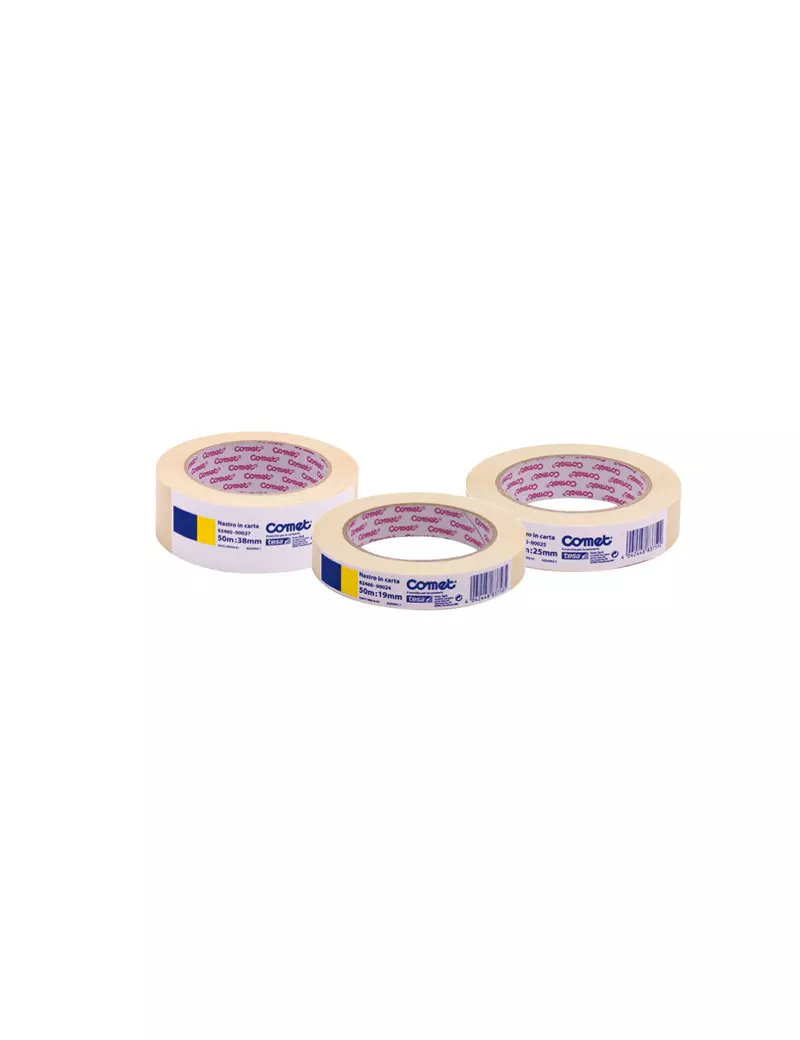 Nastro Adesivo in Carta Comet - 30 mm x 50 m - 62460-00026-00 (Avana) Nastro Adesivo in Carta Comet - 30 mm x 50 m - 62460-00026-00 (Avana)