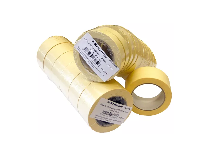 Nastro Adesivo in Carta Starline - 19 mm x 50 m (Avana Conf. 12)