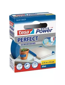 Nastro Adesivo in Tela XP Perfect Tesa - 19 mm x 2,7 m - 56341-00029 (Blu)