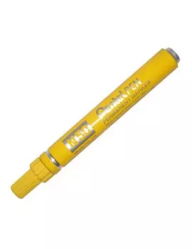 Marcatore Permanente N50 Pentel - Punta Tonda - 4,3 mm - N50-G (Giallo)