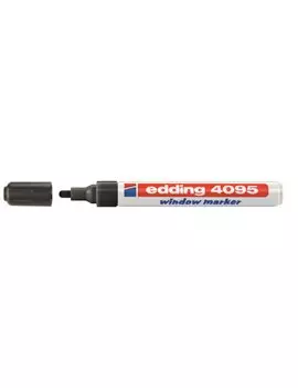 Marcatore a Gesso Liquido 4095 Edding - Punta Tonda - 2-3 mm - E-4095 001 (Nero)