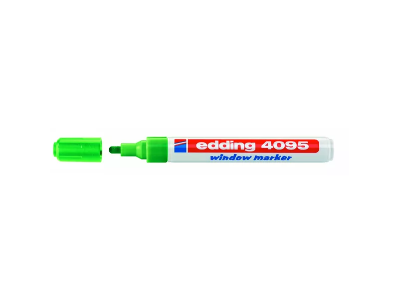 Marcatore a Gesso Liquido 4095 Edding - Punta Tonda - 2-3 mm - E-4095 001 (Verde)