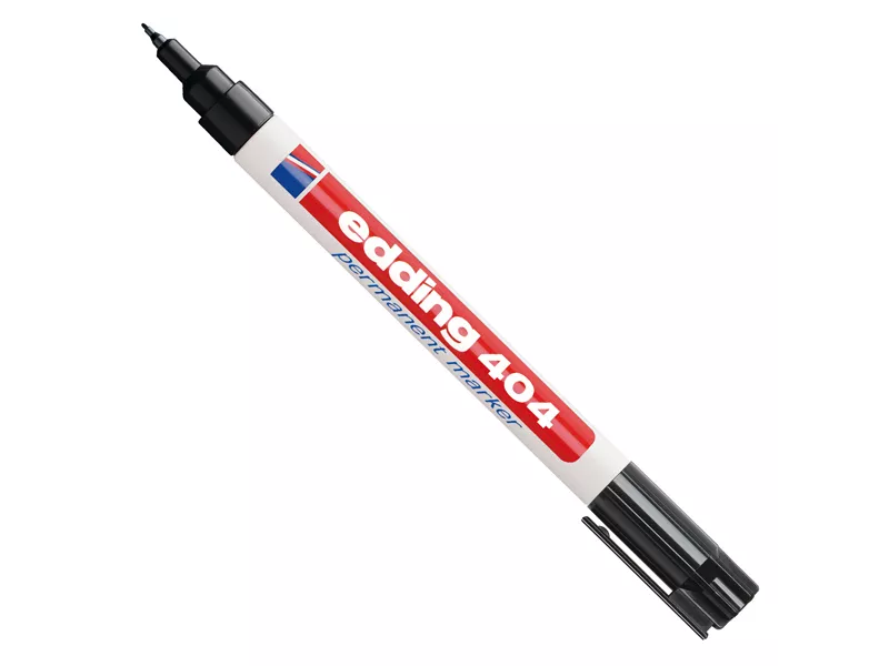 Marcatore Permanente 404 Edding - Punta Tonda - 0,75 mm - 4-404001 (Nero Conf. 10)