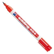 Marcatore Permanente 404 Edding - Punta Tonda - 0,75 mm - 4-404002 (Rosso Conf. 10)