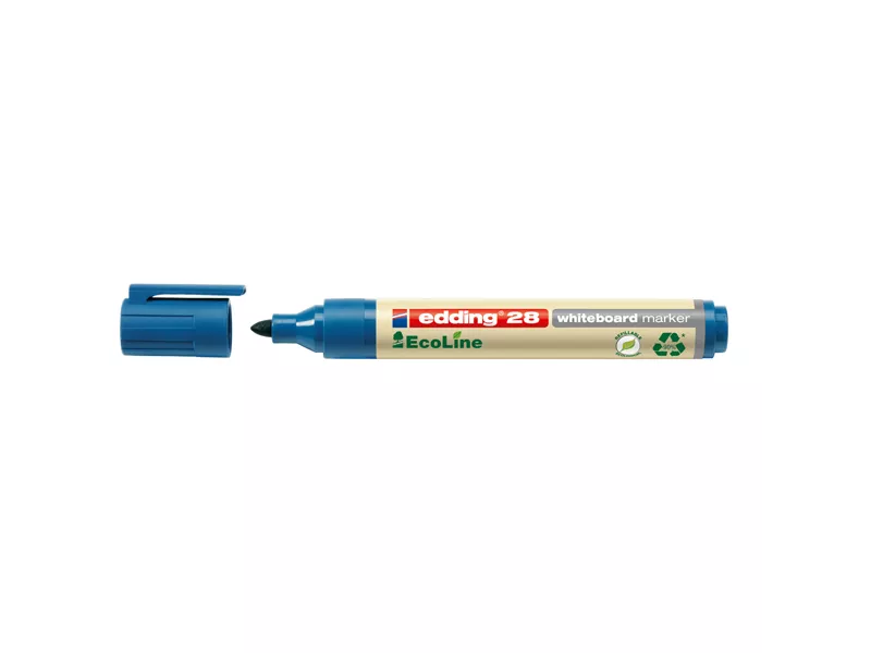 Marcatore per Lavagne 28 Edding - Punta Tonda - 1,5-3 mm - E-28003 (Blu Conf. 10)