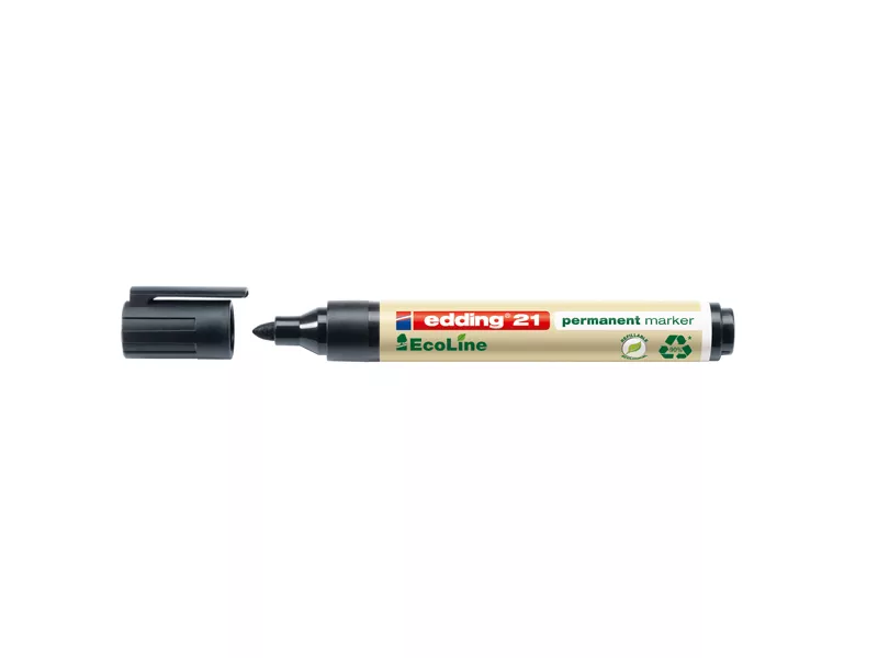 Marcatore Permanente 21 Edding - Punta Conica - 4-21001 (Nero Conf. 10)