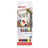 Marcatore Permanente per Porcellana 4200 Edding - Punta in Fibra - 4-42006 (Assortiti Conf. 6)