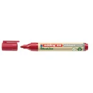 Marcatore per Lavagne 28 Edding - Punta Tonda - 1,5-3 mm - E-28002 (Rosso Conf. 10)