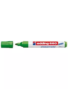 Marcatore per Lavagne 660 Edding - Punta Conica - 1,5-3 mm - E-660 004 (Verde Conf. 10)