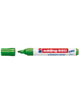 Marcatore per Lavagne 660 Edding - Punta Conica - 1,5-3 mm - E-660 004 (Verde Conf. 10)