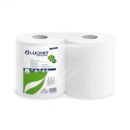 Carta Igienica Eco 360 Lucart - Maxi Jumbo - 2 Veli - Ø25,5x9,1 cm - 812173P (Conf. 6)