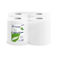 Carta Igienica Eco 150 Lucart - Mini Jumbo - 2 Veli - Ø19,5x9,1 cm - 812126P (Bianco Conf. 12)
