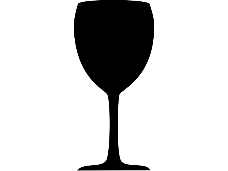 Lavagna da Parete Silhouette Securit - 50x30 cm - Bicchiere  - FB-GLAS (Nero)