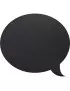 Lavagna da Parete Silhouette Securit - 50x30 cm - Fumetto - FB-BUBBLE (Nero)