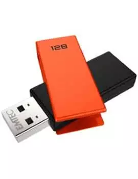 Pen Drive GC350 Emtec - USB 2.0 - 128 GB - ECMMD128GC352 (Arancione)