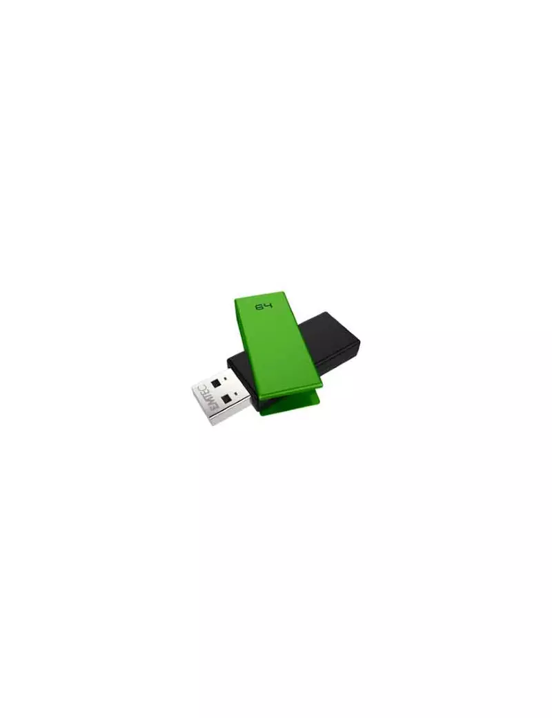 Pen Drive GC350 Emtec - USB 2.0 - 64 GB - EMTD64GC352 (Verde)