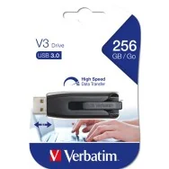 Pen Drive Store'n'Go Superspeed Verbatim - USB 3.0 - 256GB - 49168 (Nero)