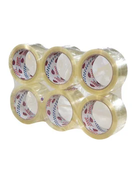 Nastro Adesivo PP36NN Eurocel - 50 mm x 66 m - 006553366 (Trasparente Conf. 6)