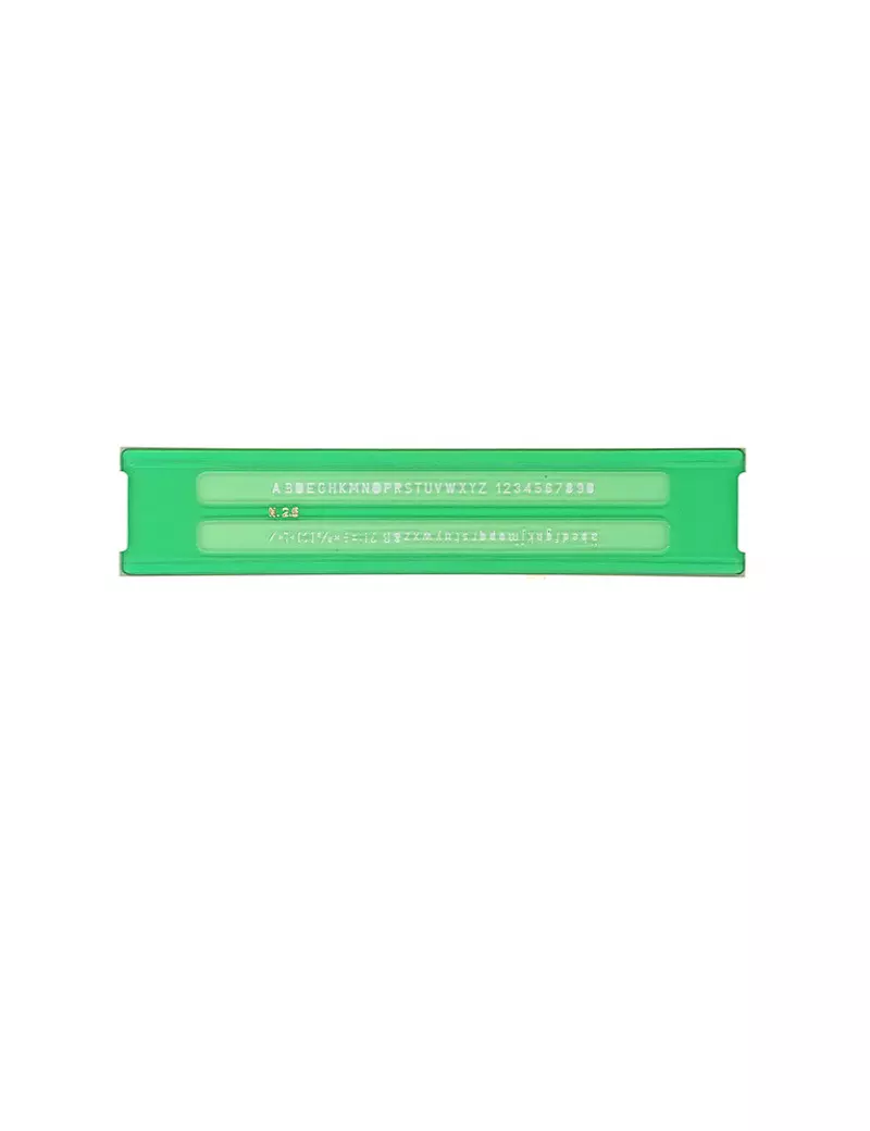 Normografo Norme Uni Arda - 2,5 mm - 30025 (Verde) Normografo Norme Uni Arda - 2,5 mm - 30025 (Verde)
