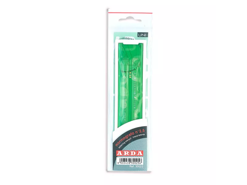 Normografo Uni Arda - 3 mm - 3003 (Verde)