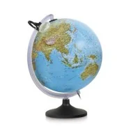 Mappamondo Geografico Uranio Novarico - Illuminato con Rilievi - 0333URFRITKNTL46 (Mondo)