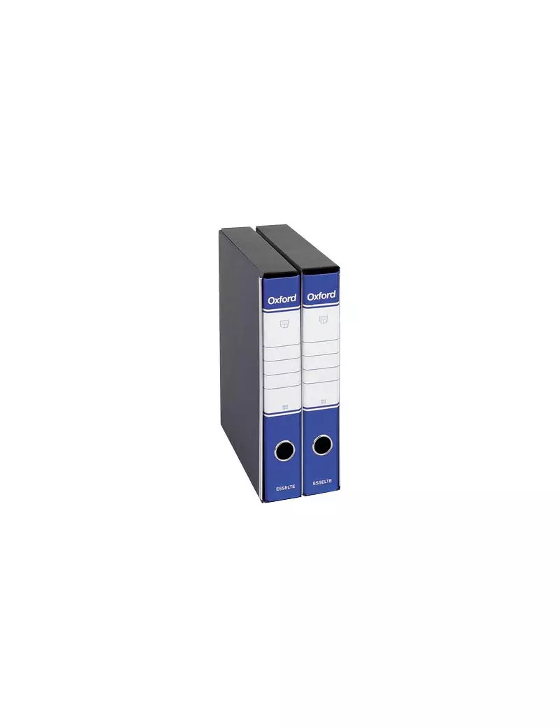 Registratore Oxford G84 Esselte - Protocollo - Dorso 5 - 23x33 cm - 390784050 (Blu Conf. 8) Registratore Oxford G84 Esselte - Protocollo - Dorso 5 - 23x33 cm - 390784050 (Blu Conf. 8)