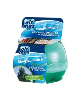 Mangiaumidità Deodorante 2 in 1 Airmax 40 g - D0122 (Brezza Alpina)
