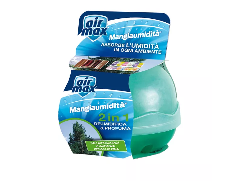 Mangiaumidità Deodorante 2 in 1 Airmax 40 g - D0122 (Brezza Alpina)