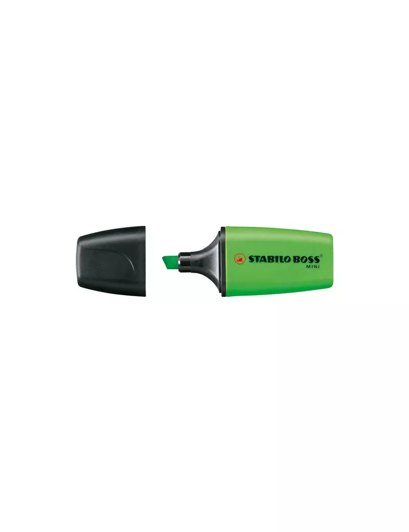 Evidenziatore Boss Mini Stabilo - 07/33 (Verde Conf. 10)