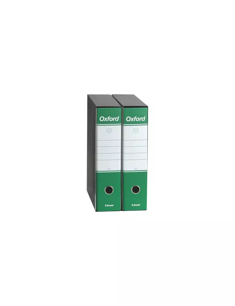 Registratore Oxford G85 Esselte - Protocollo - Dorso 8 - 23x33 cm - 390785180 (Verde Conf. 6)