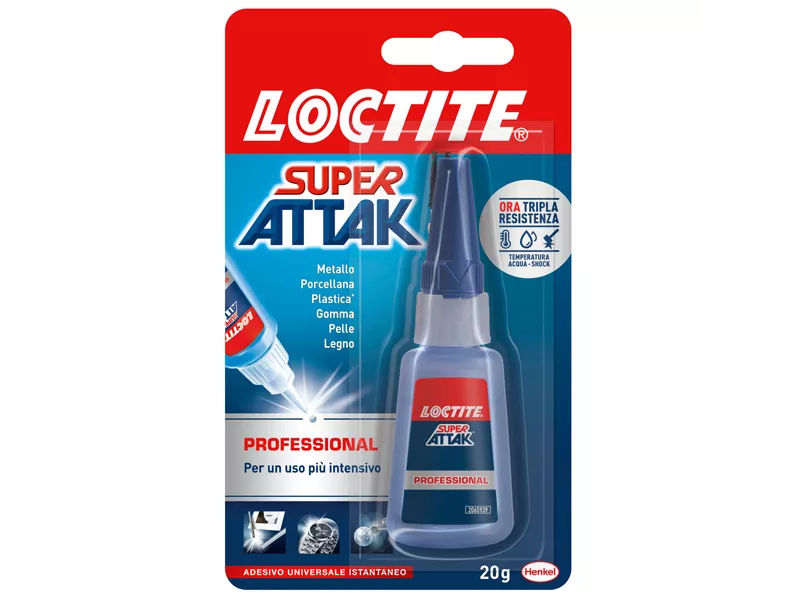 Colla Super Attak Professional Loctite - 20 g - 2048075