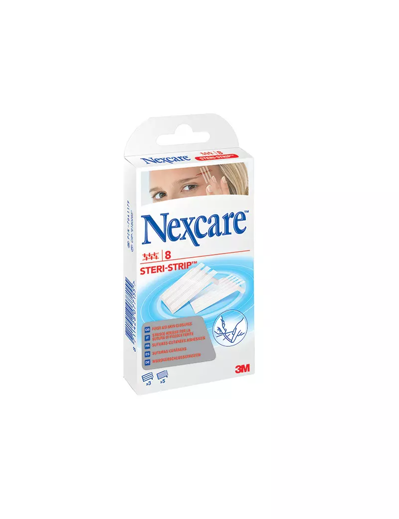 Cerotti Steri-Strip N150C Nexcare - 7000115136 (Conf. 8) Cerotti Steri-Strip N150C Nexcare - 7000115136 (Conf. 8)
