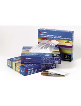 Sacchetti per Distruggidocumenti AS1000 Rexel - 50-70 Litri - 40070 (Conf. 100)