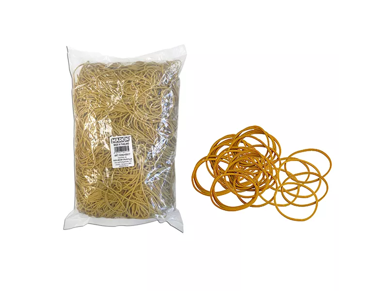 Elastici in Gomma Markin - 1 kg - Ø100 mm - Y525G100X17 (Giallo)