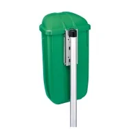 Palo Zincato per Cestino Gettacarte da Esterni Classic Medial International - 120 cm - 778016 (Acciaio)