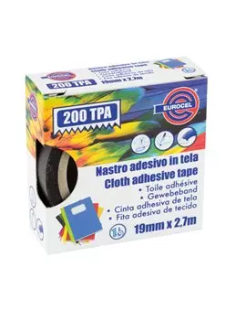 Nastro Adesivo in Tela TPA 200 Eurocel - 19 mm x 2,7 m - 016014194 (Bianco)