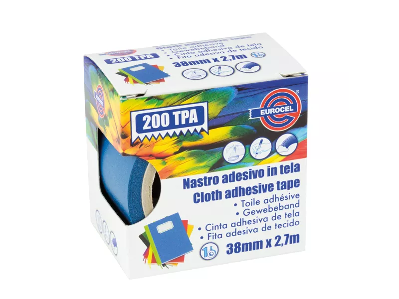 Nastro Adesivo in Tela TPA 200 Eurocel - 38 mm x 2,7 m - 016614314 (Blu)