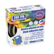 Nastro Adesivo in Tela TPA 200 Eurocel - 19 mm x 2,7 m - 016714194 (Nero)