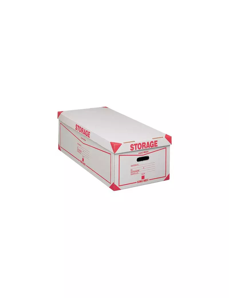 Contenitore Storage King Mec - 41x27x78 cm - 00160400 (Bianco Conf. 8)