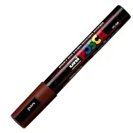 Marcatore a Tempera Uni Posca PC5M Uni-Ball - Tonda - 1,8-2,5 mm - M PC5M M (Marrone)