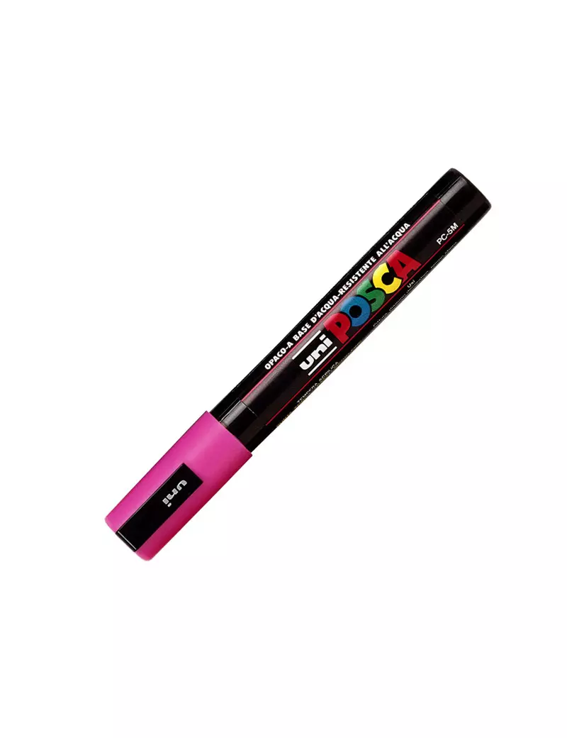 Marcatore a Tempera Uni Posca PC5M Uni-Ball - Tonda - 1,8-2,5 mm - M PC5M RA (Rosa)