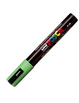 Marcatore a Tempera Uni Posca PC5M Uni-Ball - Punta Tonda - 1,8-2,5 mm - M PC5M VC (Verde Chiaro)