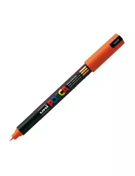 Marcatore a Tempera Uni Posca PC1M Uni-Ball - Punta Tonda - 0,7 mm - M-PC1MR-AC (Arancio)