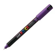 Marcatore a Tempera Uni Posca PC1M Uni-Ball - Punta Tonda - 0,7 mm - M-PC1MR-VI (Viola)
