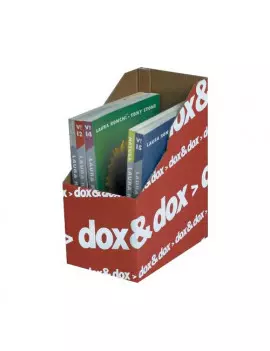 Portariviste Dox&Dox Rexel - Dorso 17,5 cm - 1600176 (Rosso Conf. 12)