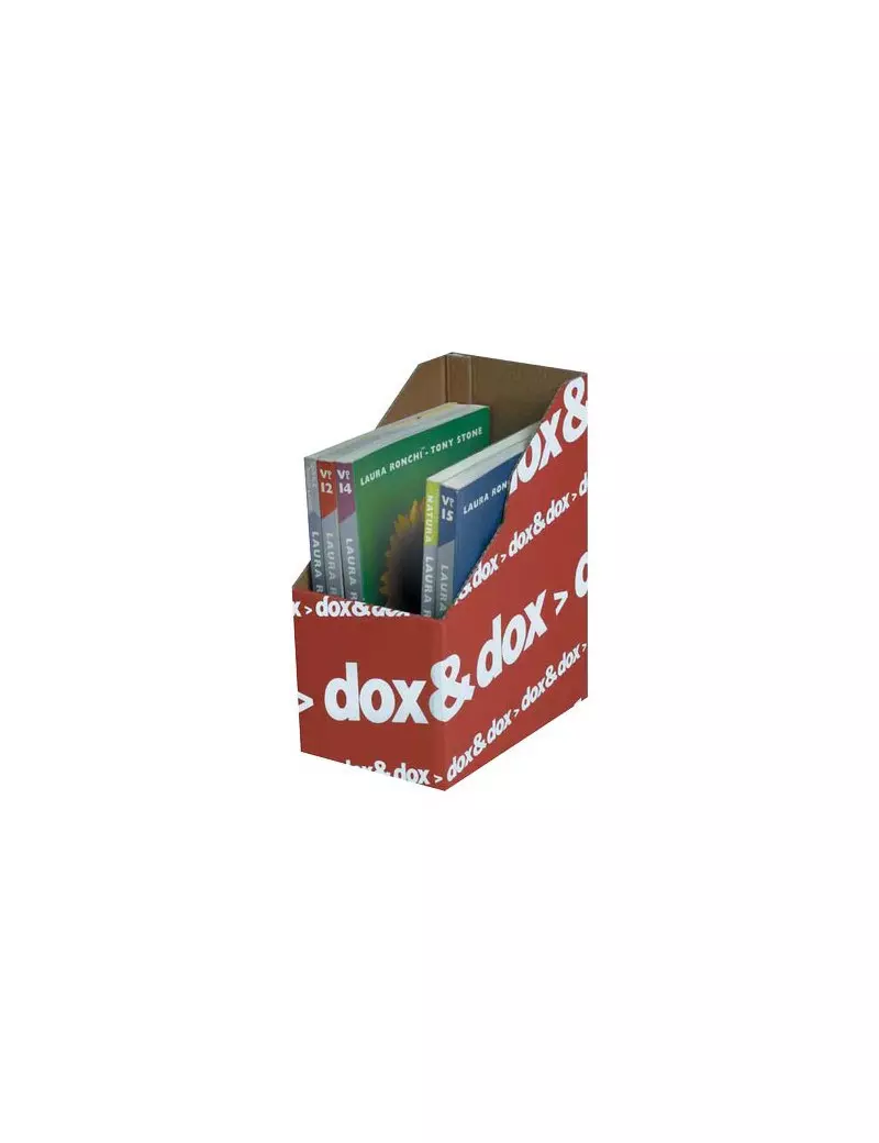Portariviste Dox&Dox Rexel - Dorso 17,5 cm - 1600176 (Rosso Conf. 12)