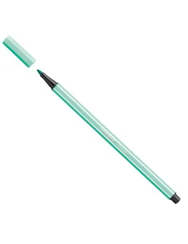 Pennarello Pen 68 Stabilo - 1 mm - 68/13 (Verde Ghiaccio Conf. 10)