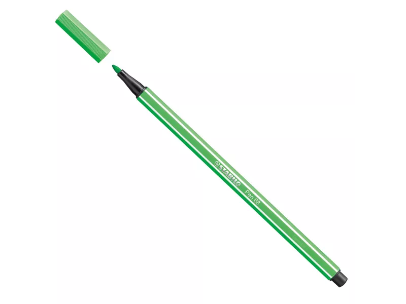 Pennarello Pen 68 Stabilo - 1 mm - 68/16 (Smeraldo Chiaro Conf. 10)