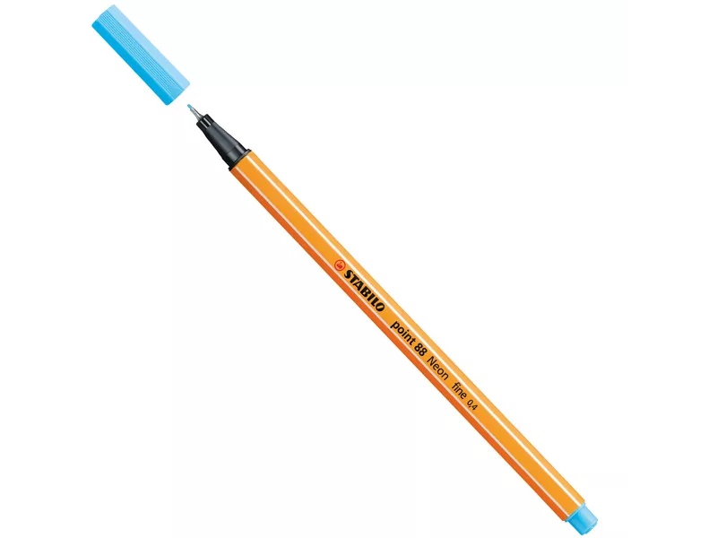 Fineliner Point 88 Stabilo - 0,4 mm - 88/31 (Azzurro Neon Conf. 10)